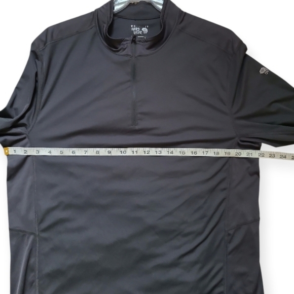 Mountain Hardware Mens 1/4 Zip Base Layer Longsleeve Shirt Dark Grey Size XL - Picture 16 of 17
